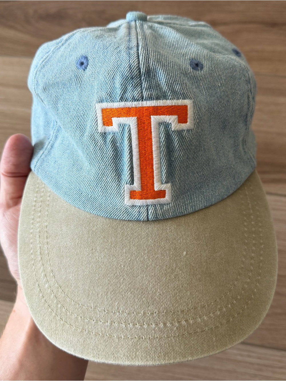 Vintage Tennessee Volunteers Denim Embroidered Hat
